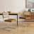 Lidda Mid-Century Modern Tufted PU Leather Upholstered Dining Side Chair with Cane Rattan Back-777487407