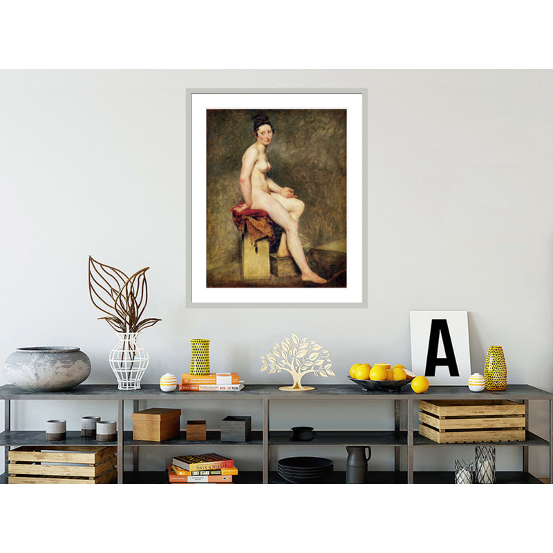 «Mademoiselle Rose» par Eugène Delacroix, impression giclée encadrée, 40.6" H x 33.5" W