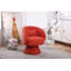 Fauteuil d'appoint pivotant, fauteuil demi-tonneau rond