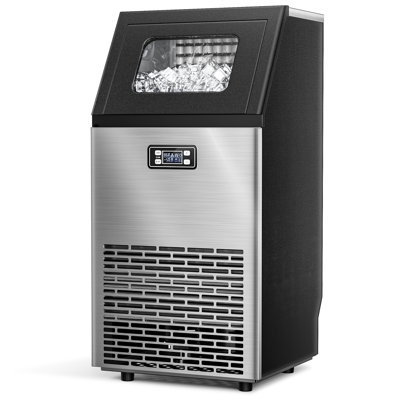 R.W.FLAME 100 Lb. lb. Daily Production Cube Clear Ice Commercial Under Counter Ice Maker