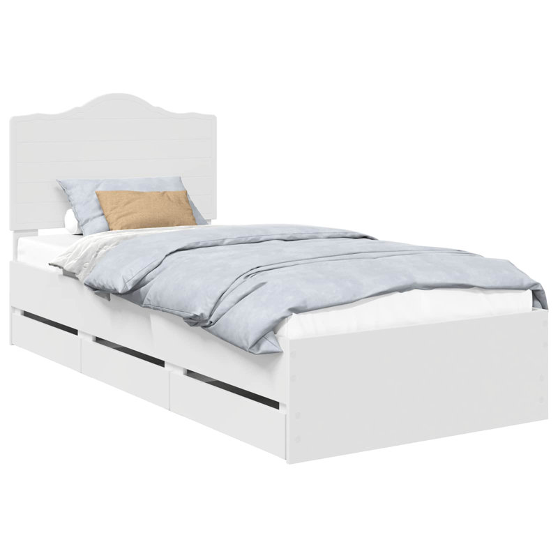 Bed, Small Single (2'6), White