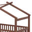 Wooden House Bed With Trundle-351713181-351713182