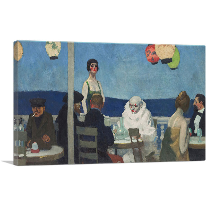 Soir Bleu - Impression, H 26 po x l 40 po x P 1,5 po