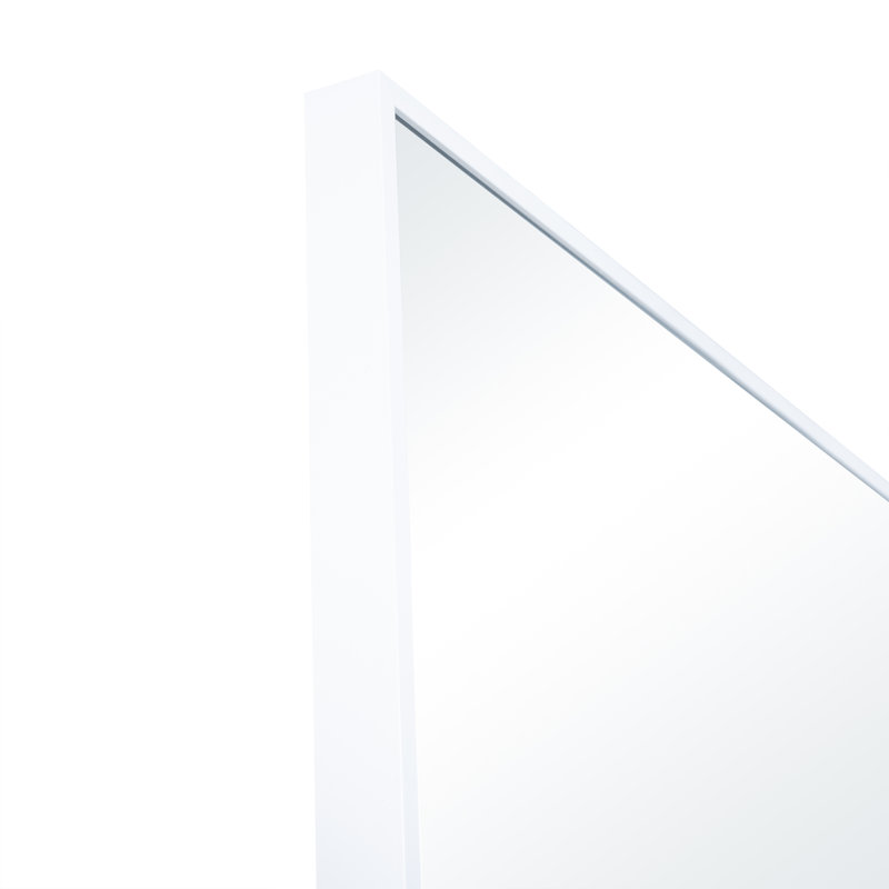 Miroir de plancher Willavene, Blanc