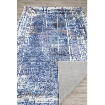 Tapis rectangulaire Durno avec envers antidérapant