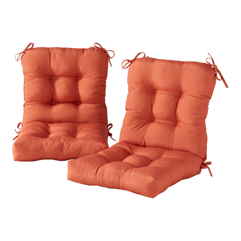 Coussin de chaise d'extérieur Lester, Rouille, 2, H 21 po x l 21 po x P 21 po