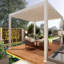 Pergola à auvent motorisée en aluminium-90630500-90630498