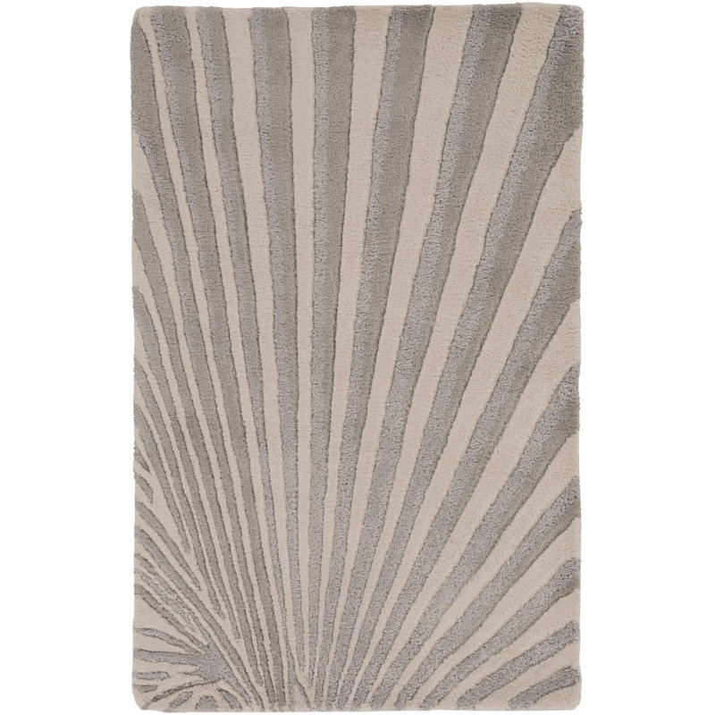 Bloodworth Wool Abstract Indoor Rug, Rectangle 3'3" x 5'3"