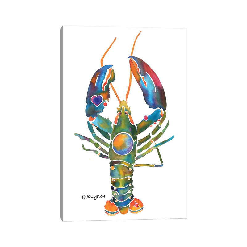 Lobster Maine by Jo Lynch - Wrapped Canvas Gallery-Wrapped Canvas Giclée, 30.48cm H x 20.32cm W