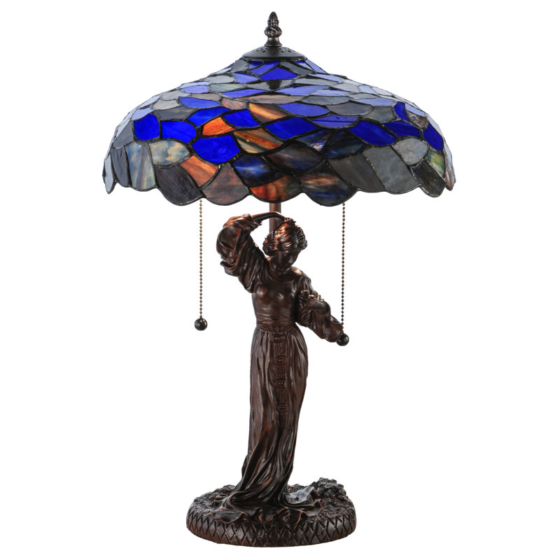 21"H Maxfield Parrish Griselda Table Lamp