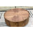 35“ Round Coffee Table With 2 Storage Drawers And Heavy Duty Base-1906316030-1906318970