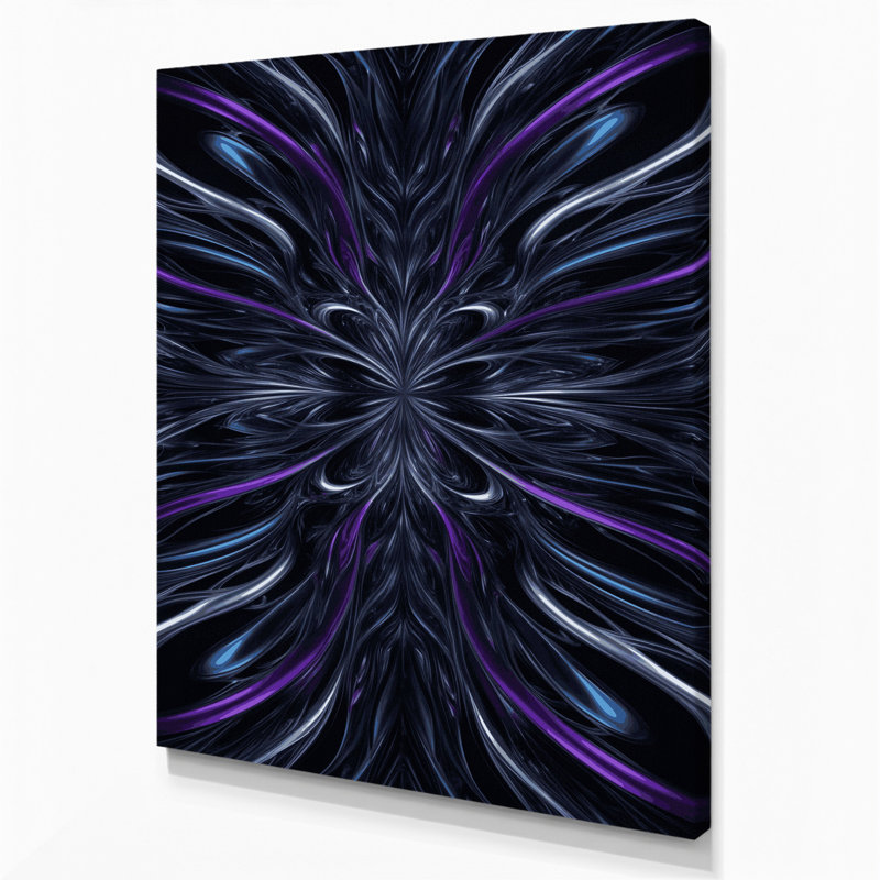Art numérique sur toile, abstraction numérique 29, H 16 po x l 20 po