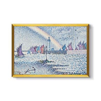 Entrée du port de Honfleur, 1899 - Paul Signac - Toile encadrée sur mesure