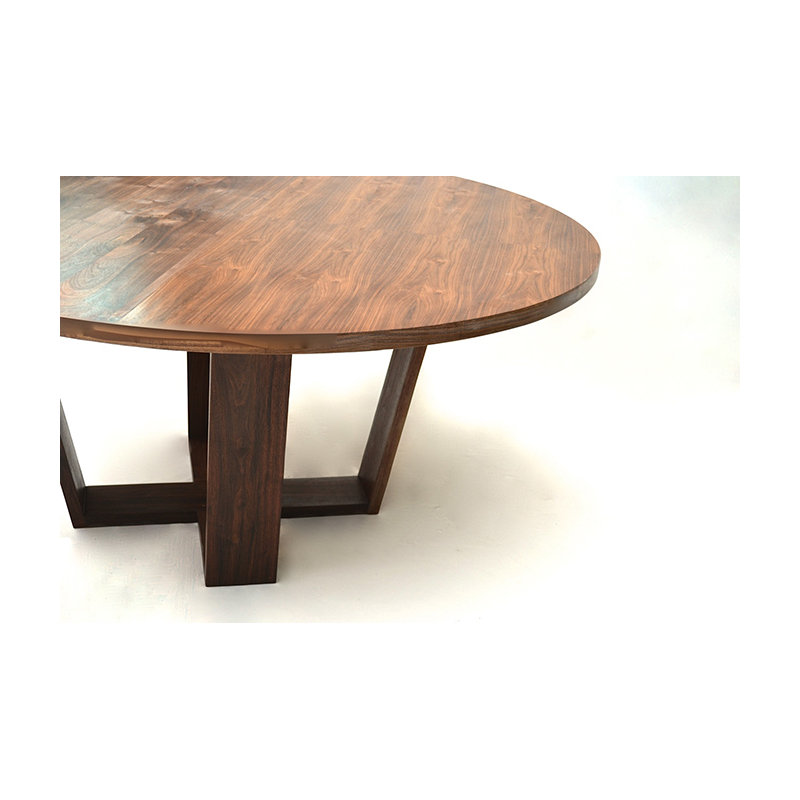 Rasucci Round Dining Table, Ebony