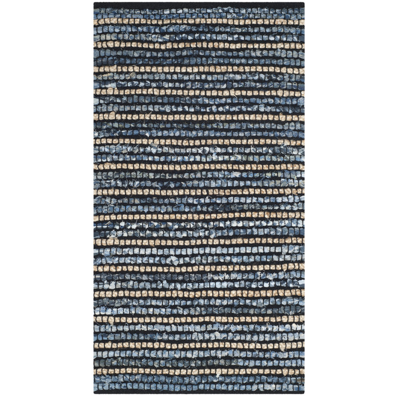 Tapis en coton / naturel tissé à la main Loewen Cape Cod, Rectangle 4 pi x 6 pi