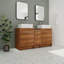 Slavenka 60'' Double Bathroom Vanity with Sintered Stone Top