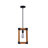 Aalyah 1 - Light Black/Brown Lantern Pendant
