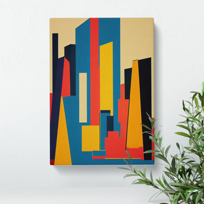 The Abstract Architecture No.4 Skyscraper - Wrapped Canvas Print