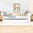 Daybed with Storage Shelves, Upholstered Backrest, USB Charging Port and Trundle Bed-455374778