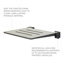 Banc de douche pliable SlimLine