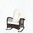Outdoor Wicker Rocking Chair with Thick Soft Cushion-103108421