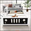 Lit plateforme double classique en forme de voiture-729506217