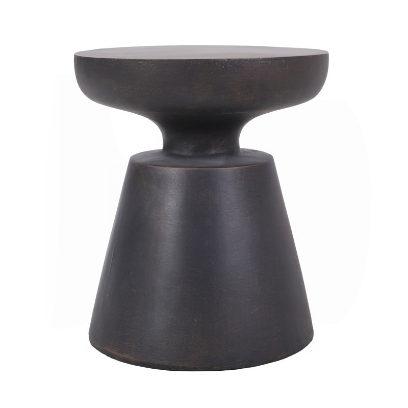 Outdoor Lightweight Concrete Side Table