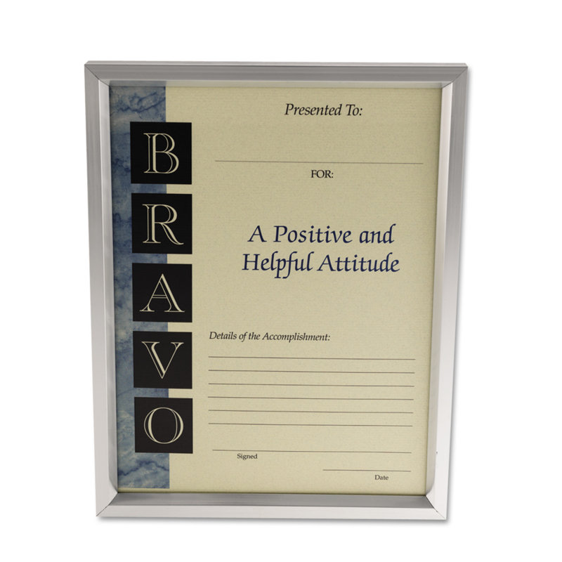 Metallic Silver Matte Picture Frame
