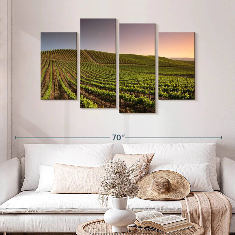 Alvord Carneros Winery, H 32 po x l 52 po
