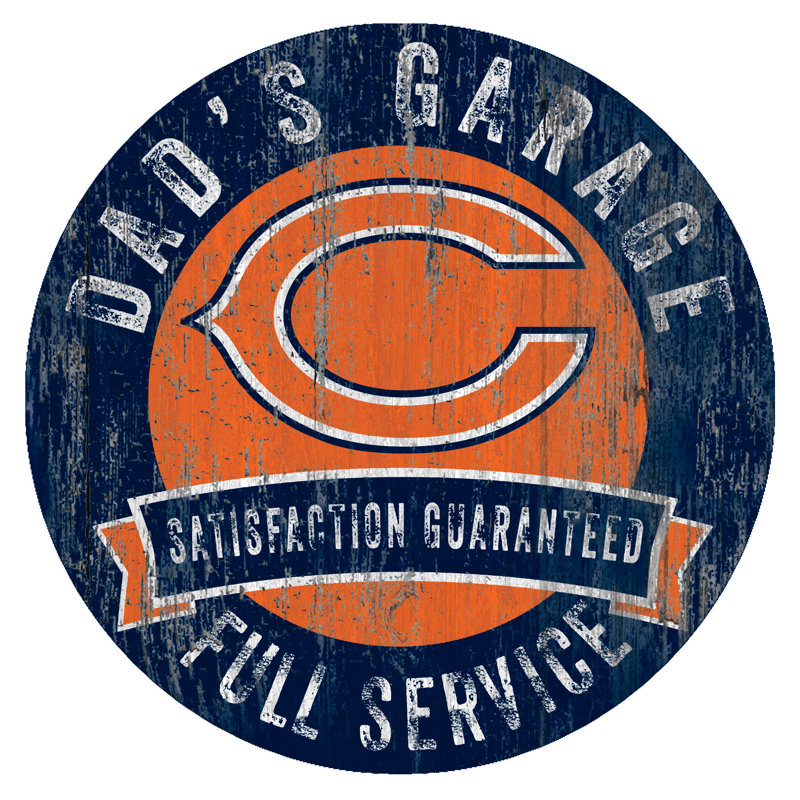 Décoration murale NFL Dad's Garage, Bears de Chicago