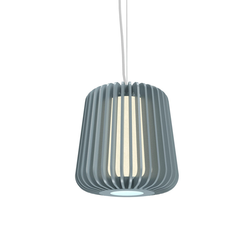 Stecche Di Legno 1 - Light Pendant, American Walnut, 8" H x 7.8" W x 7.8" D