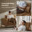 87.5" W Faux Leather Upholstered Sofa with Adjustable Backrest -107231543