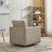 Wide Upholstered Swivel Armchair-62141720