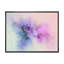 Abstrait mauve et feuilles roses - reproduction sur toile flottante-120839184-120839187
