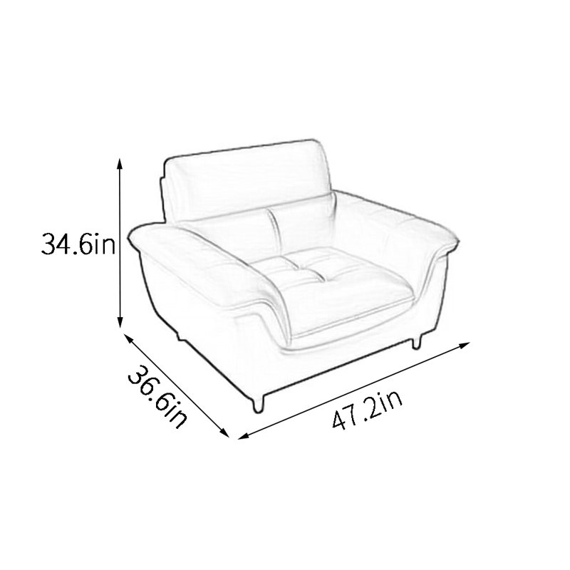 Chaise d'appoint simple, artistique et élégante