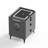 Modern 3 - Drawer Nightstand With Wireless Charging, Bluetooth Speaker, Led Night Light & Fingerprint Lock (pre-assembled)