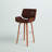 Borica 29.92" Swivel Faux Leather Bar Stool-86595146