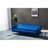 Darkblue Bed For Living Room Decoration - Golden Metal Legs, 3, Velvet Fabric, Solid Wood + , Easy To Assemble Quality Dark Blue Upholstery, Luxury