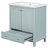 30.09'' Single Bathroom Vanity with Ceramic Sink Top 30 Inch Vanity Bathroom Vanity with Sink-94399988