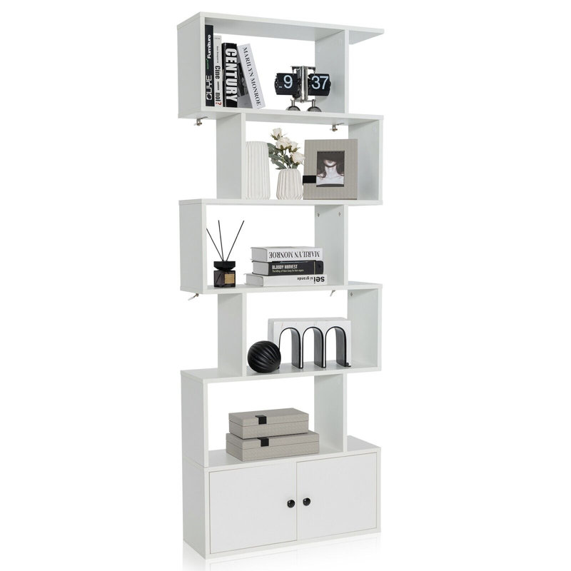 183cm H x 70cm W Geometric Bookcase