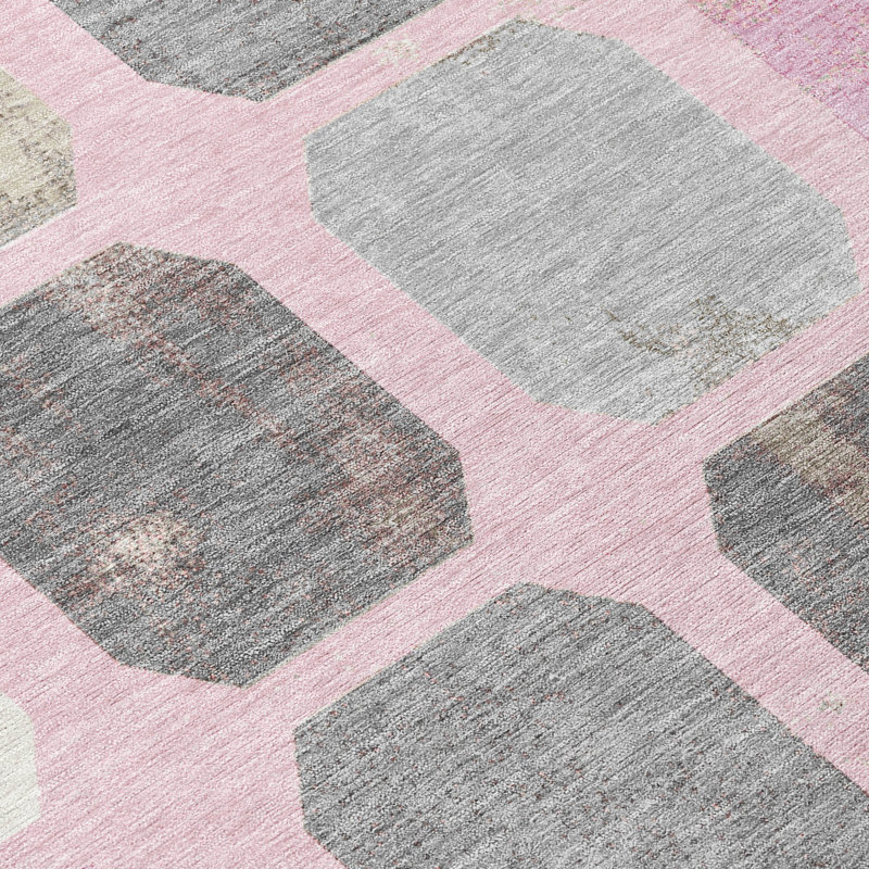 Machine Washable Indoor/Outdoor Chantille ACN2182 Geometric Rug, Rectangle 10' x 14'