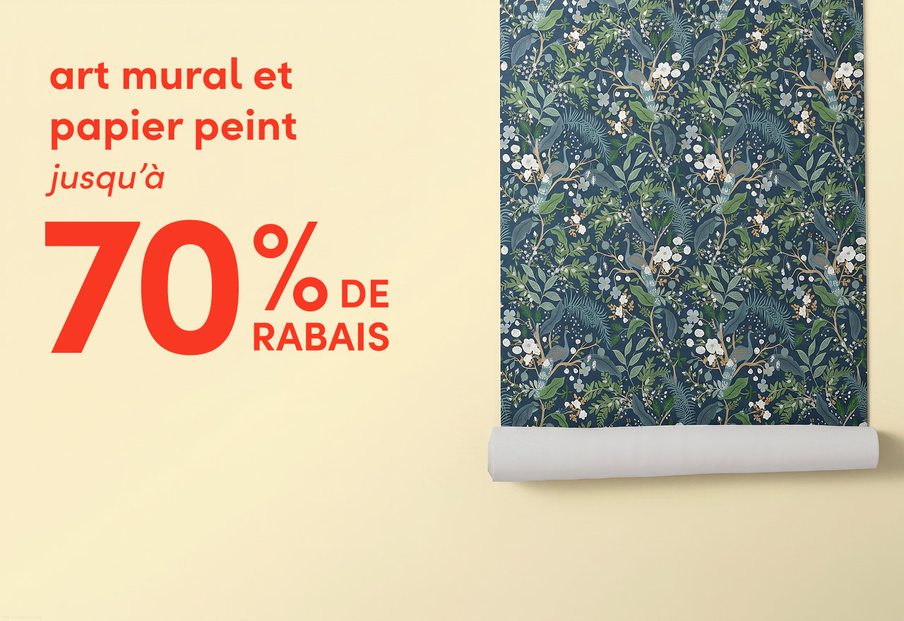 art mural et papier peint en solde