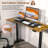Huben Height Adjustable Curved Gaming Standing Desk-1582981645-1572729221