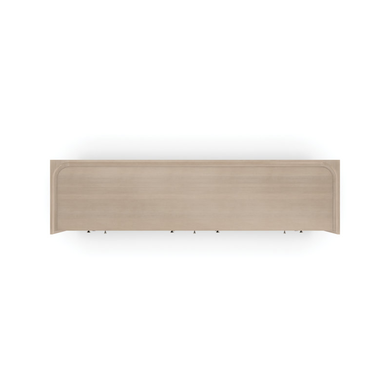Woodland Gray Mirrored 9-Drawer Dresser with Soft Close