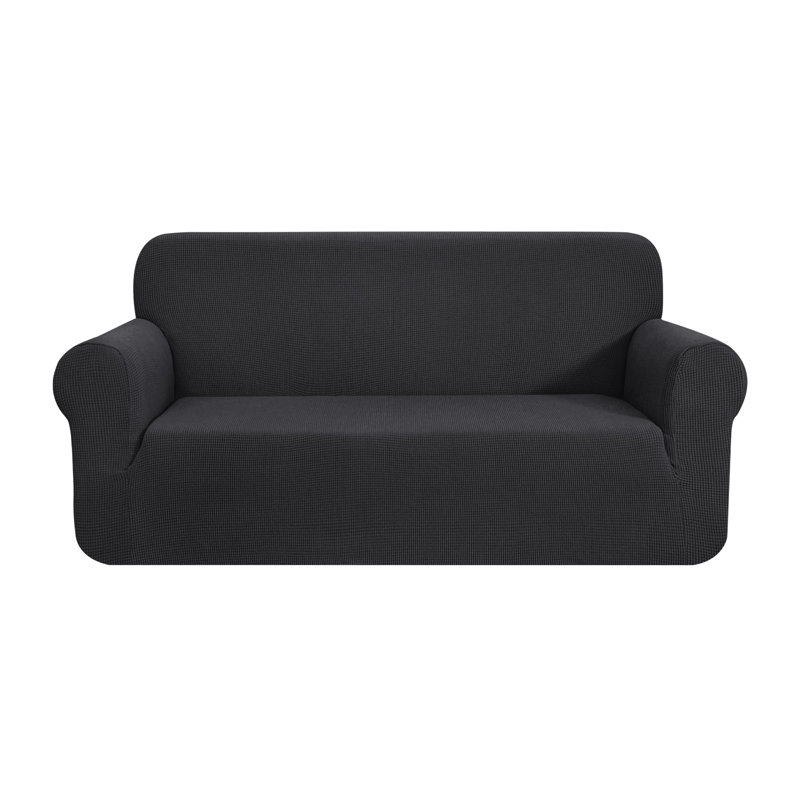 Box Cushion Slipcover, Grey, 104cm H x 178cm W x 107cm D