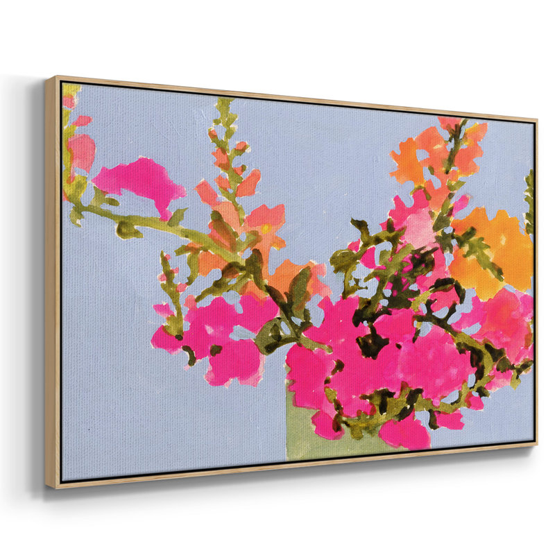 Toile de qualité supérieure saturée Spring Blooms II - prête à être accrochée, H 25 po x l 37 po x P 2 po
