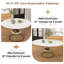 Ensembles de table de salle à manger extensible avec marbre et bois pour les cuisines modernes