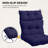 Outdoor Replacement Cushion Set Deep Seating High Back Seat / Back Cushions with Ties (Set of 2)-971156651