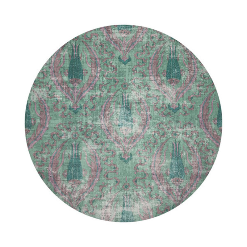 Byzantine Jewel Pebble 16" Vinyl Placemat, Green