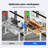 Electric Standing Desk With Drawers,Home Office Height Adjustable  Desk with Large Monitor Shelf-2022676709-2022635908